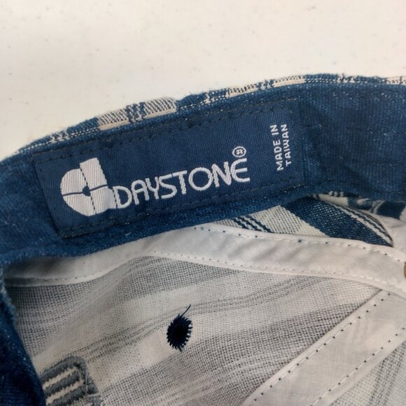 Fright Farm Cap Hat Plaid Strap Back Halloween Haunted House Smithfield PA Vtg - Picture 4 of 13